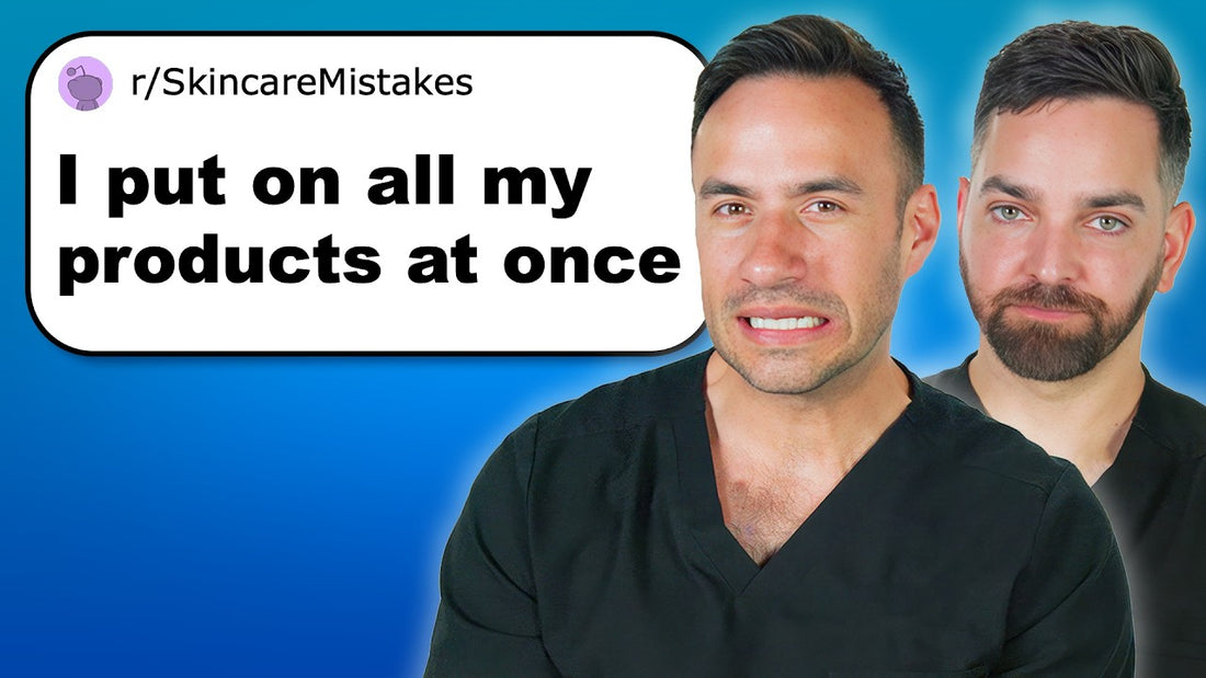 Dermatologists explaining skincare mistakes with Dreamey CloudThera bedding in the background