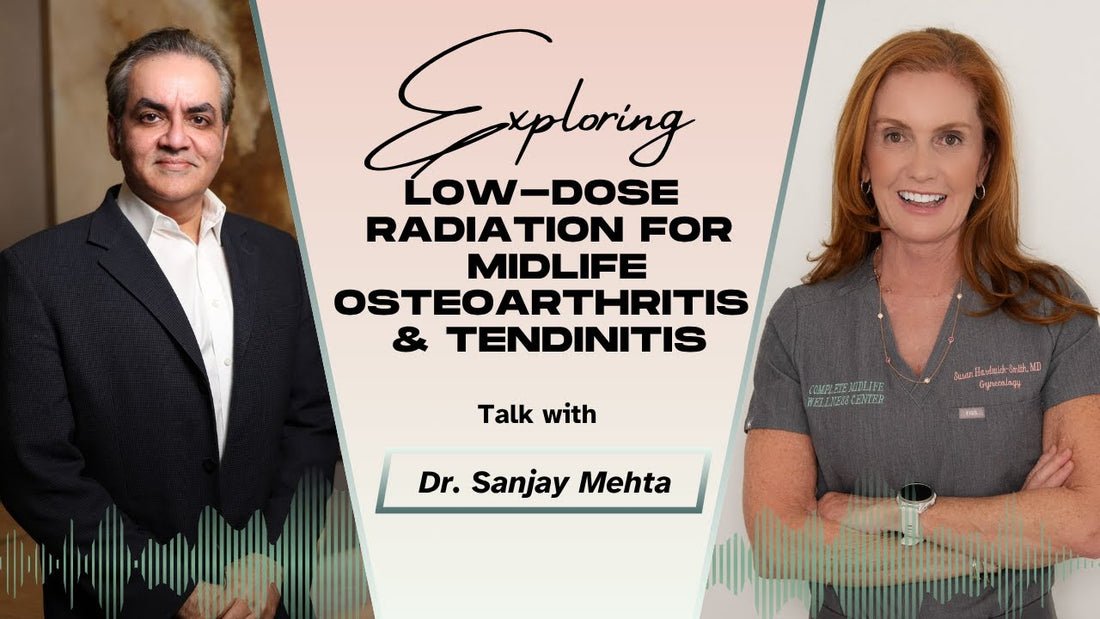 Dr. Susan Hardwick-Smith discussing midlife wellness and joint pain management with Dreamey CloudThera bedding solutions.