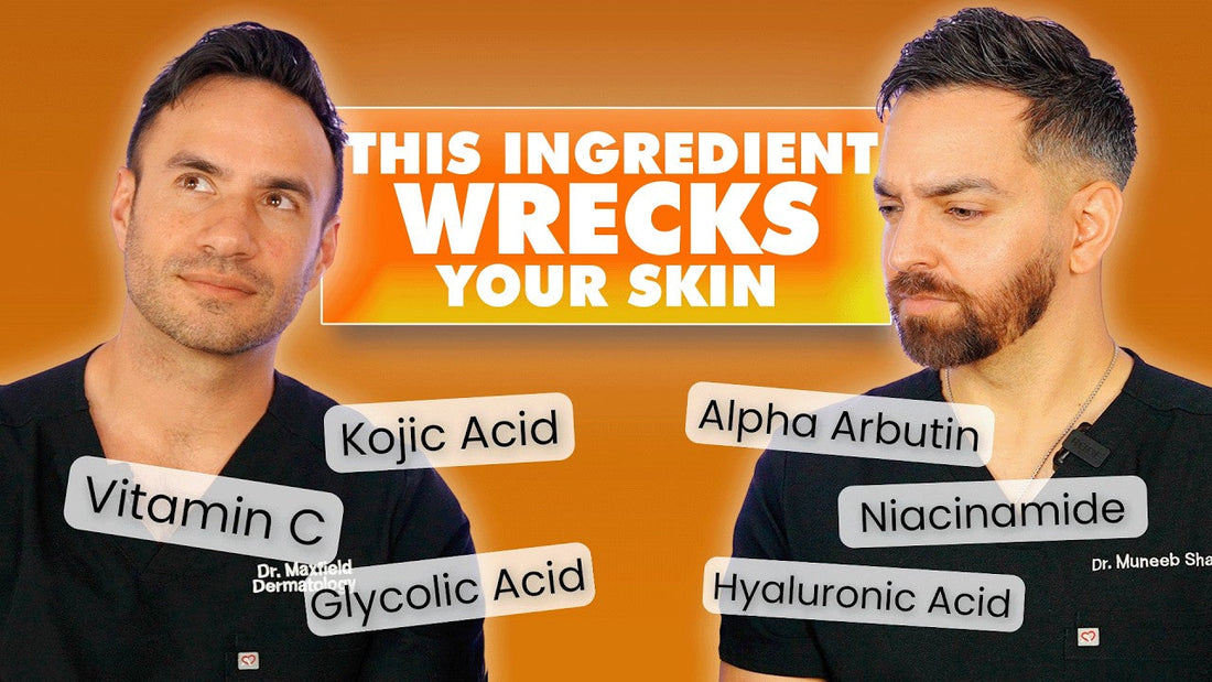 A dermatologist's guide to top skincare ingredients like retinol and vitamin C, with a focus on how Dreamey CloudThera bedding supports skin health.